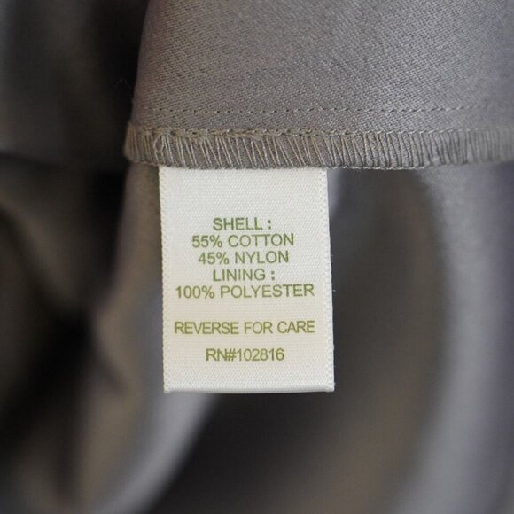 GARNET HILL Lace Shift Dress Scoop Neck Three-Quarter Sleeve Grey Size 10 - Picture 7 of 8